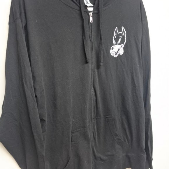 Grateful Dead Jerry Garcia Wolf zip-up t-shirt hoodie Mayer Dead & Company  XL - Picture 1 of 4